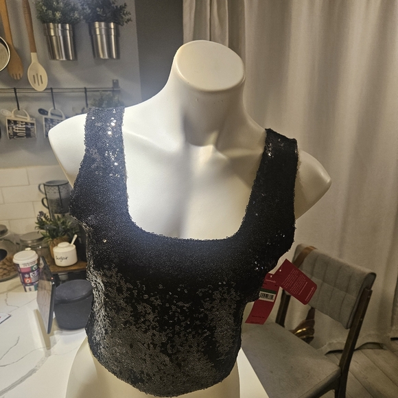 Commando sequin crop Top size Large - Picture 7 of 12